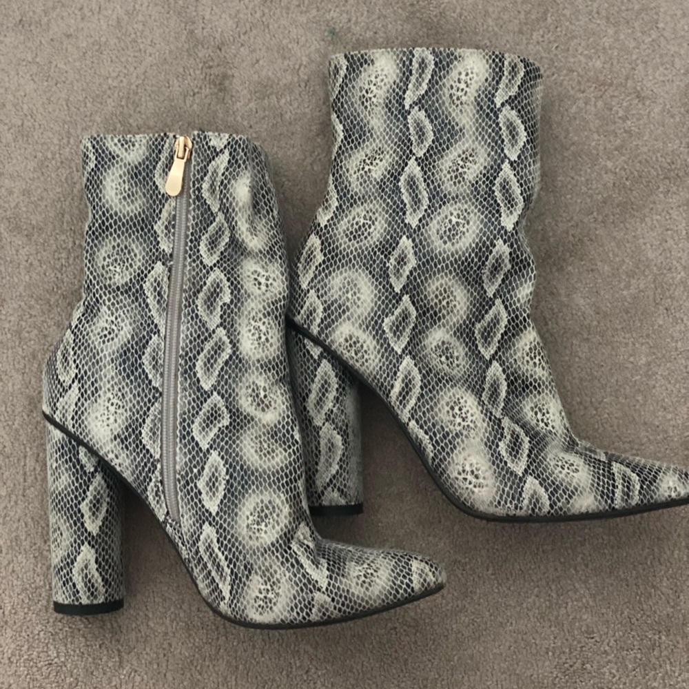 Snakeskin Boots